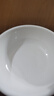 純白簡(jiǎn)約6.8英寸航空碗酒店白色面碗湯碗飯店餐廳食堂陶瓷餐具 純白6.8英寸航空面碗【4只裝】 曬單實(shí)拍圖