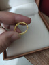 金至尊（3DG Jewellery）黃金戒指光面活口999足金戒指結婚三金男女款生日禮物計價(jià) 女款-金重4.50克（以實(shí)際克重多退少補） 曬單實(shí)拍圖