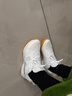 李寧（LI-NING）羽毛球鞋全能王V男女同款減震訓練鞋標準白AYTT001-5 白色 40碼 曬單實(shí)拍圖