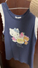 果殼（Gukoo）睡衣女夏季HelloKitty聯(lián)名新款純棉無(wú)袖女士家居服套裝可外穿B 醇藍套裝 L 曬單實(shí)拍圖
