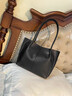 千百度（C.BANNER）牛皮包包女包大包托特包大容量單肩通勤生日禮物高級感送女友老婆 曬單實(shí)拍圖
