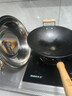 中福陸川鐵鍋炒菜鍋家用無(wú)涂層氮化窒化廣西生鐵鑄鐵鍋炒鍋燃氣已開(kāi)鍋 圓底 34cm 【有耳+鍋蓋】JD或SF物流 曬單實(shí)拍圖