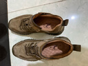 公羊男鞋春季新款休閑軟底運動(dòng)鞋男戶(hù)外徒步登山鞋防滑復古工裝鞋男 卡其色 【標準皮鞋碼】 40 (250mm) 曬單實(shí)拍圖