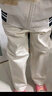 優(yōu)衣庫童裝男童女童彈力松緊長(cháng)褲/休閑褲褲子479575 01 乳白色 160 曬單實(shí)拍圖