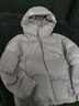 優(yōu)衣庫女裝無(wú)縫羽絨連帽外套/外套夾克25秋冬新款478577 06 鉛灰色 M /160/84A 曬單實(shí)拍圖