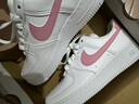 耐克NIKE女子大童休閑鞋 AIR FORCE 1 運動(dòng)鞋CT3839-115白/粉白 36 曬單實(shí)拍圖