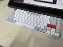 京東京造K3Max矮軸機械鍵盤(pán)超薄 三模無(wú)線(xiàn)藍牙Mac適配小巧 佳達隆2.0茶軸 84鍵辦公電腦游戲電競 天青白色 曬單實(shí)拍圖