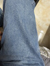 UR2025秋季新款女裝復古休閑水洗貓須闊腿牛仔長(cháng)褲UYY850240 藍色 26 曬單實(shí)拍圖