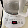 美的（Midea）養生壺 1.5L全自動(dòng)煮茶壺 24h預約燒水壺 12小時(shí)智能恒溫 11檔控溫電熱水壺 花茶壺煮茶器MK-Y12Q 曬單實(shí)拍圖