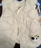 巴拉巴拉童裝寶寶馬甲外穿冬裝嬰兒衣服背心羽絨服輕薄萌男童女童兒童 冷蛾黃30902-白鴨絨 90 曬單實(shí)拍圖