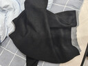 gxg.jeans男裝 含羊毛假兩件寬松開(kāi)襟毛衣線(xiàn)衫外套男 25秋新品 黑色 預售11月22日后發(fā) L (175) 曬單實(shí)拍圖