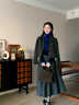 梵希蔓毛呢西裝套裝女秋冬季新款高級感輕奢羊毛套裝 深花灰色   S 曬單實(shí)拍圖