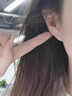 念芙圓珠耳釘999足銀純銀耳釘女高級感養耳洞耳棒精致圣誕元旦禮物 4mm圓珠耳釘【999足銀】 一對 曬單實(shí)拍圖