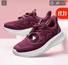 足力健老人鞋中老年秋季女士輕快散步送長(cháng)輩輕便休閑鞋25313063J 酒紅-女 37 曬單實(shí)拍圖