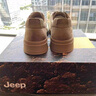 Jeep吉普男鞋2025冬季新款復古真皮透氣馬丁靴男休閑低幫大頭工裝鞋男 卡其色(運動(dòng)碼) 41 (255mm) 曬單實(shí)拍圖
