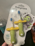 babycare兒童牙刷寶寶牙刷嬰兒軟毛刷兒童倍凈訓練牙刷1-3歲2支裝 原力青 曬單實(shí)拍圖
