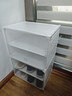 蔻絲（ColesHome）鞋柜家用門(mén)口進(jìn)門(mén)一體靠墻極窄小鞋架子簡(jiǎn)易多層宿舍租房門(mén)外走廊 【精選 餸雨傘掛鉤】1列4層-白色 曬單實(shí)拍圖
