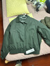 優(yōu)衣庫合作款男裝女裝PUFFTECH空氣棉服休閑短茄克外套夾克479411 57 深橄欖色 XL /180/108B 曬單實(shí)拍圖
