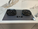 華帝（VATTI）【70%熱效率+雙定時(shí)+AG玻璃】i10308G燃氣灶天然氣嵌入式5.2kW猛火煤氣灶臺灶具搭配華帝油煙機S66 曬單實(shí)拍圖