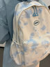 回力書(shū)包女大學(xué)生韓版高中旅行雙肩包初中生時(shí)尚扎染風(fēng)大容量電腦背包 曬單實(shí)拍圖