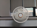 電風(fēng)扇家用桌面風(fēng)扇夾子風(fēng)扇USB充電帶燈光輕音制冷大風(fēng)力便攜循環(huán)風(fēng)扇 【夜燈夾扇白】夾掛立三合一 曬單實(shí)拍圖
