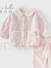 戴維貝拉（DAVE＆BELLA）冬季新款珊瑚絨寶寶家居服套裝女童衣服兒童睡衣兩件套童裝 粉色【現貨】 120 cm（建議身高110-120cm） 曬單實(shí)拍圖