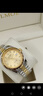 勞力士王子瑞士原裝手表男士日志全自動(dòng)機械表防水鑲鉆商務(wù)氣質(zhì)男表十大腕表 間金黑面-升級版+送皮帶 40mm 曬單實(shí)拍圖