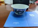 景德鎮官方陶瓷中式斗彩主人杯手繪青花喝茶杯高端收藏功夫茶具送禮瓷器 仿成化斗彩龍鳳呈祥馬蹄主人杯 曬單實(shí)拍圖