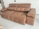 浪度家居高靠勞倫斯真皮功能沙發(fā)頭層牛皮2025新款客廳直排0靠墻棕色 V-Max【1.8mm半青皮】接觸面 旗艦版 250cm 【全電動(dòng)0靠墻平推款】 曬單實(shí)拍圖