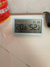 得力(deli)室內溫濕度表 LCD電子溫濕度計 嬰兒房室內溫濕度表 辦公用品兒童禮物老人禮品藍色 曬單實(shí)拍圖