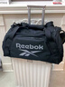 Reebok銳步多功能旅行包男士大容量斜挎運動(dòng)健身包干濕分離手提行李包女 曜石黑-鞋倉/干濕分離/大容量37L 曬單實(shí)拍圖