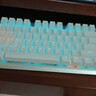 狼蛛（AULA）機械鍵盤(pán)F 87鍵無(wú)線(xiàn)/藍牙/有線(xiàn)三模鍵盤(pán) 側刻炫彩燈效電競游戲吃雞辦公臺式筆記本pro電腦鼠標鍵盤(pán) 白色鍵盤(pán)【三模+全鍵無(wú)沖】 三模 青軸 曬單實(shí)拍圖