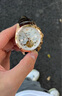 歐品客手表男款男士手表品牌十大名表2026新款全自動(dòng)機械表夜光防水男表 免費終身質(zhì)保/3186玫殼白面棕皮帶 曬單實(shí)拍圖