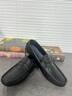 DCK男鞋冬季新款潮流休閑皮鞋男商務(wù)正裝舒適防滑軟底一腳蹬豆豆鞋男 黑色 41 曬單實(shí)拍圖