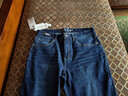 九牧王男褲牛仔褲男【高棉彈牛仔褲】秋季柔軟有型彈力耐磨褲子男 曬單實(shí)拍圖