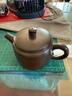 同款大口茶壺敞口紫砂壺泡茶壺寬口功夫茶具大容量朱泥實(shí) 黑漢瓦壺 曬單實(shí)拍圖