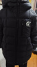 雪中飛兒童輕薄羽絨服新款保暖洋氣百搭印花男女童秋冬季外套 黑色 150 曬單實(shí)拍圖