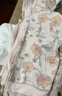 戴維貝拉（DAVE＆BELLA）兒童長(cháng)褲套裝春裝新款女童長(cháng)袖連帽衫褲子兩件套女寶寶衣服 桔粉花朵【現貨】 120 cm（建議身高110-120cm） 曬單實(shí)拍圖