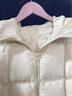 羽絨棉馬甲女冬季新款連帽馬夾短款背心坎肩時(shí)尚百搭寬松顯瘦外套 米白色 爆款 均碼 （85-138斤） 曬單實(shí)拍圖