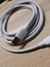 小米小米6A 親膚硅膠 快充數據線(xiàn) 2m (USB-A to USB-C) 白色 曬單實(shí)拍圖