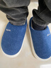 樸西冬季男士簡(jiǎn)約可外穿厚底不粘毛棉拖室內保暖 午夜藍 40-41 曬單實(shí)拍圖