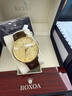 瑞士勞力士手表男士全自動(dòng)機械表商務(wù)十大品牌名表簡(jiǎn)約防水真皮帶 R3196間金金面-典藏版原裝進(jìn)口 42mm直徑 曬單實(shí)拍圖