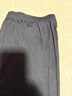 金三塔秋褲100%桑蠶絲單褲打底褲1NZF8C801 黑色7100 XL 曬單實(shí)拍圖