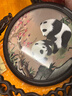 陌上桑蜀繡熊貓文創(chuàng  )伴手禮雙面刺繡擺件中國風(fēng)特色禮物送老外出國紀念品 竹子雙熊貓（JD發(fā)貨） 曬單實(shí)拍圖