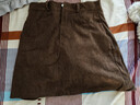 妙奕嘉毛呢半身裙女秋冬2025新款短裙半裙裙子a字裙高級感包臀裙小個(gè)子 美拉德燈芯絨咖色包臀短裙 L 曬單實(shí)拍圖