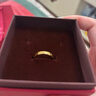 周大生【新年禮物】黃金戒指足金5G極光金時(shí)尚訂婚指環(huán)素圈送女友 14號-2.15g 曬單實(shí)拍圖