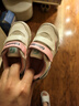 基諾浦（ginoble）學(xué)步鞋18個(gè)月-5歲童鞋25年春季男女寶寶機能鞋GW1693棉白/杏仁粉 曬單實(shí)拍圖