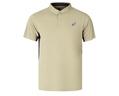 亞瑟士ASICS男子D.FRESH運動(dòng)短袖POLO吸濕排汗T恤 2031F365-001 卡其色 L 曬單實(shí)拍圖