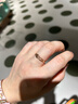 潮宏基 至簡(jiǎn)清影18K金戒指女士彩金玫瑰金手飾送女友新年禮物 女士15號 曬單實(shí)拍圖
