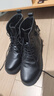 卡帝樂(lè )鱷魚(yú)（CARTELO）馬丁靴男款秋冬季高幫英倫工裝靴男鞋軟皮靴子男作戰靴 黑色 41碼 曬單實(shí)拍圖